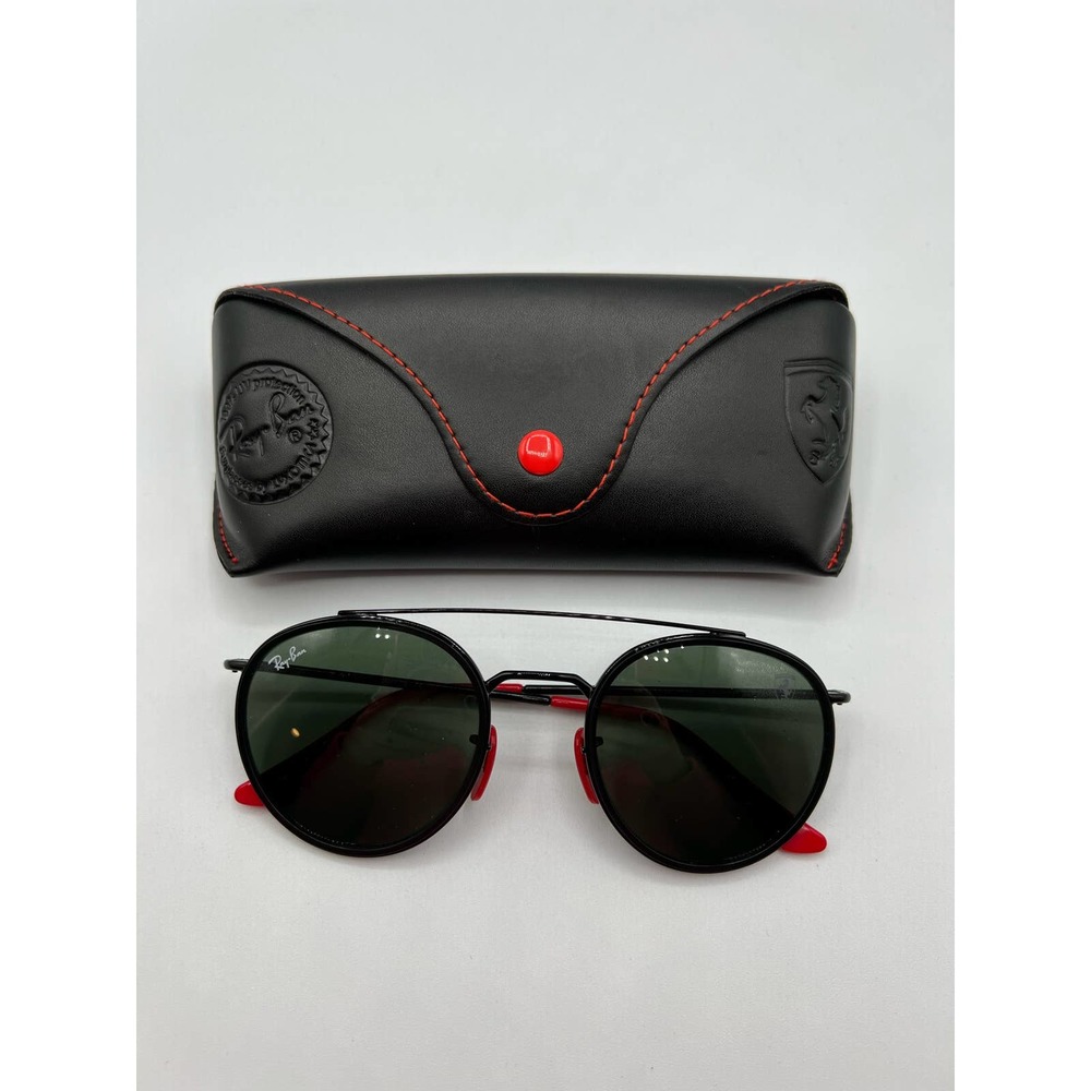 Ray-Ban RB3647-M Scuderia Ferrari Collection Round Sunglasses